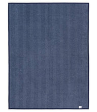 Load image into Gallery viewer, Blanket: Harborview Herringbone Navy