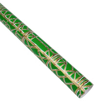 Load image into Gallery viewer, Bamboo Screen Green & Gold Gift Wrap Roll
