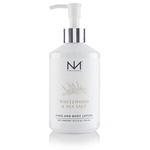 Load image into Gallery viewer, Whitewood & Sea Salt Hand and Body Lotion