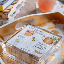 Load image into Gallery viewer, Caspari Cocktail Hour Cocktail Napkins