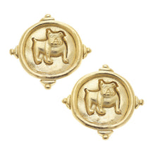 Load image into Gallery viewer, Bulldog Pierced Earrings