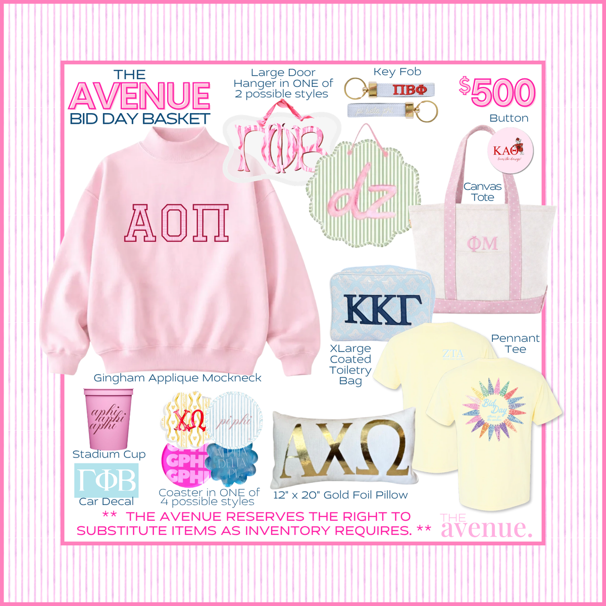 THE AVENUE BID DAY BASKET 2026
