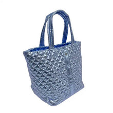 Load image into Gallery viewer, The Debra Diamond Tote Ice Blue