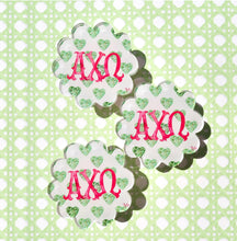 Load image into Gallery viewer, Sorority Scalloped Acrylic Coasters