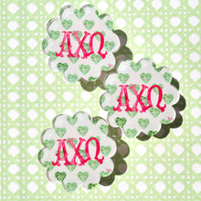 Load image into Gallery viewer, Sorority Scalloped Acrylic Coasters