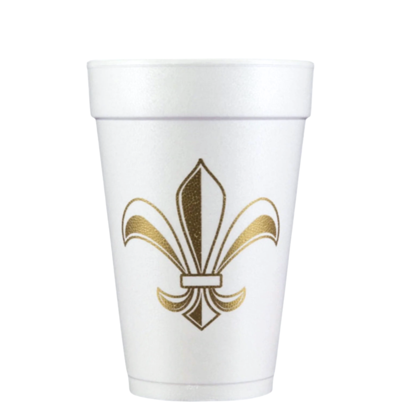 Fleur De Lis Styrofoam Cups