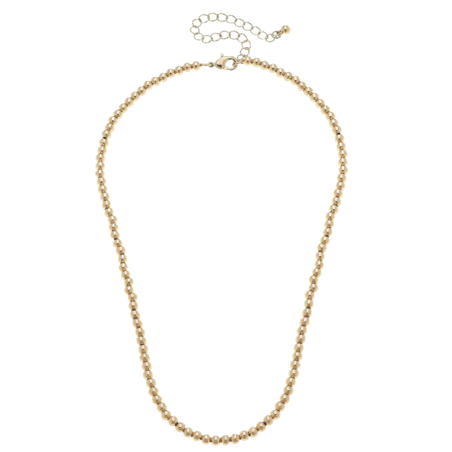 Bead Ball Charm Necklace