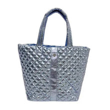 Load image into Gallery viewer, The Debra Diamond Tote Ice Blue