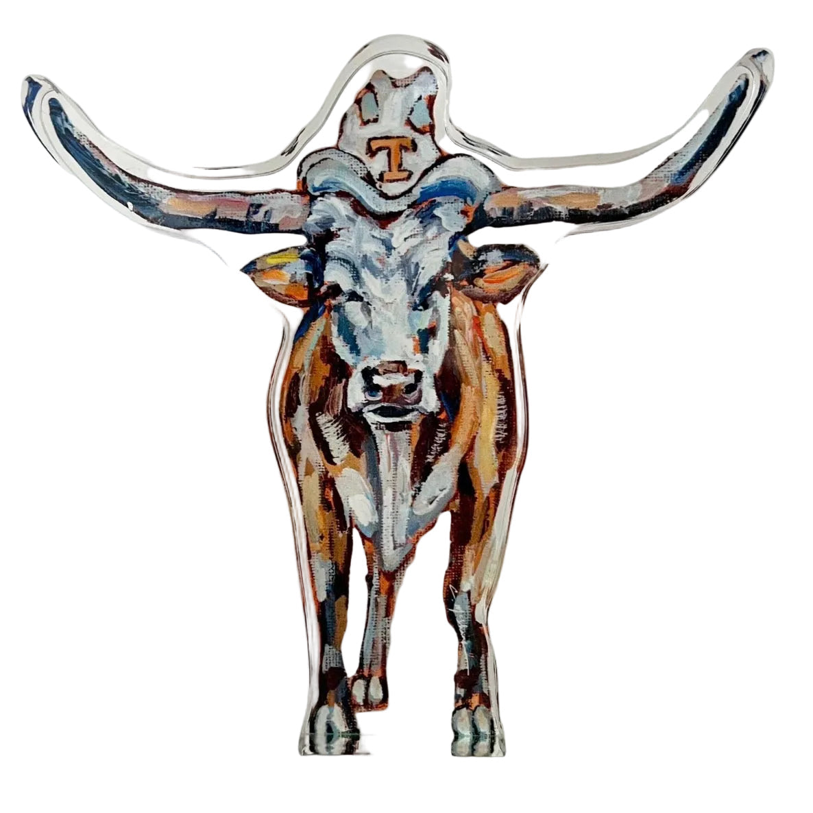Acrylic Texas Longhorn Shelfie