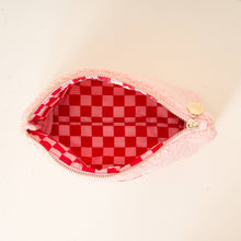 Load image into Gallery viewer, Pink Santa Teddy Pouch