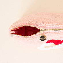 Load image into Gallery viewer, Pink Santa Teddy Pouch