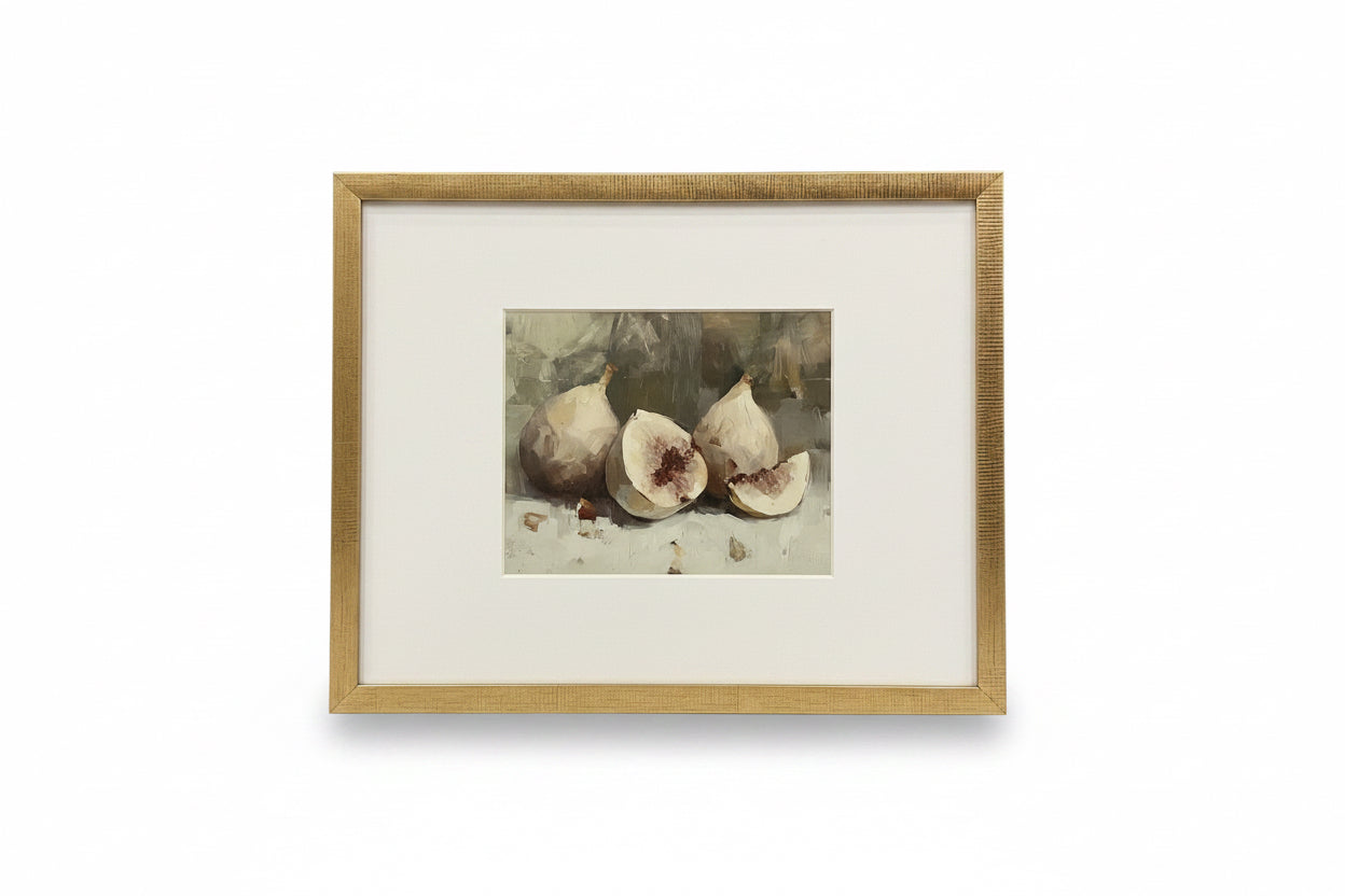 Framed White Figs