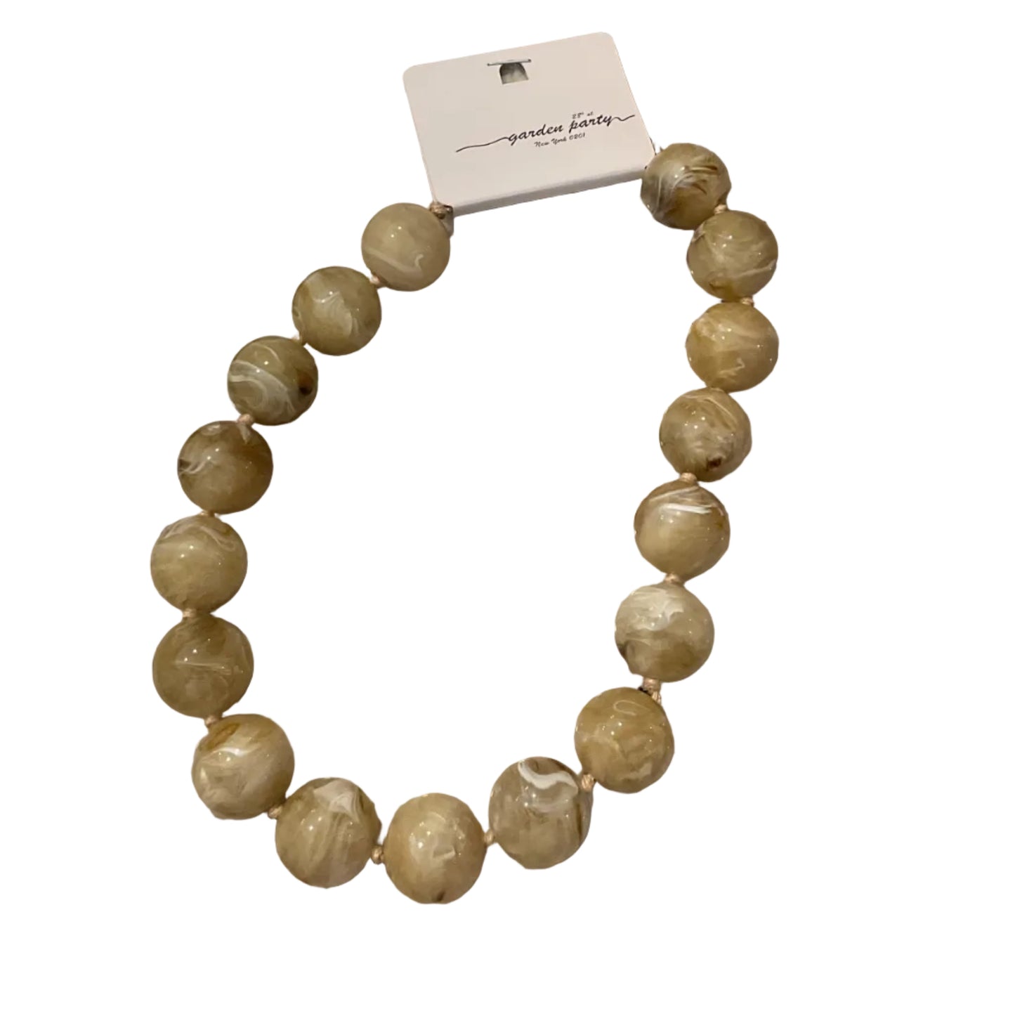 Acrylic Ball Beaded Necklace