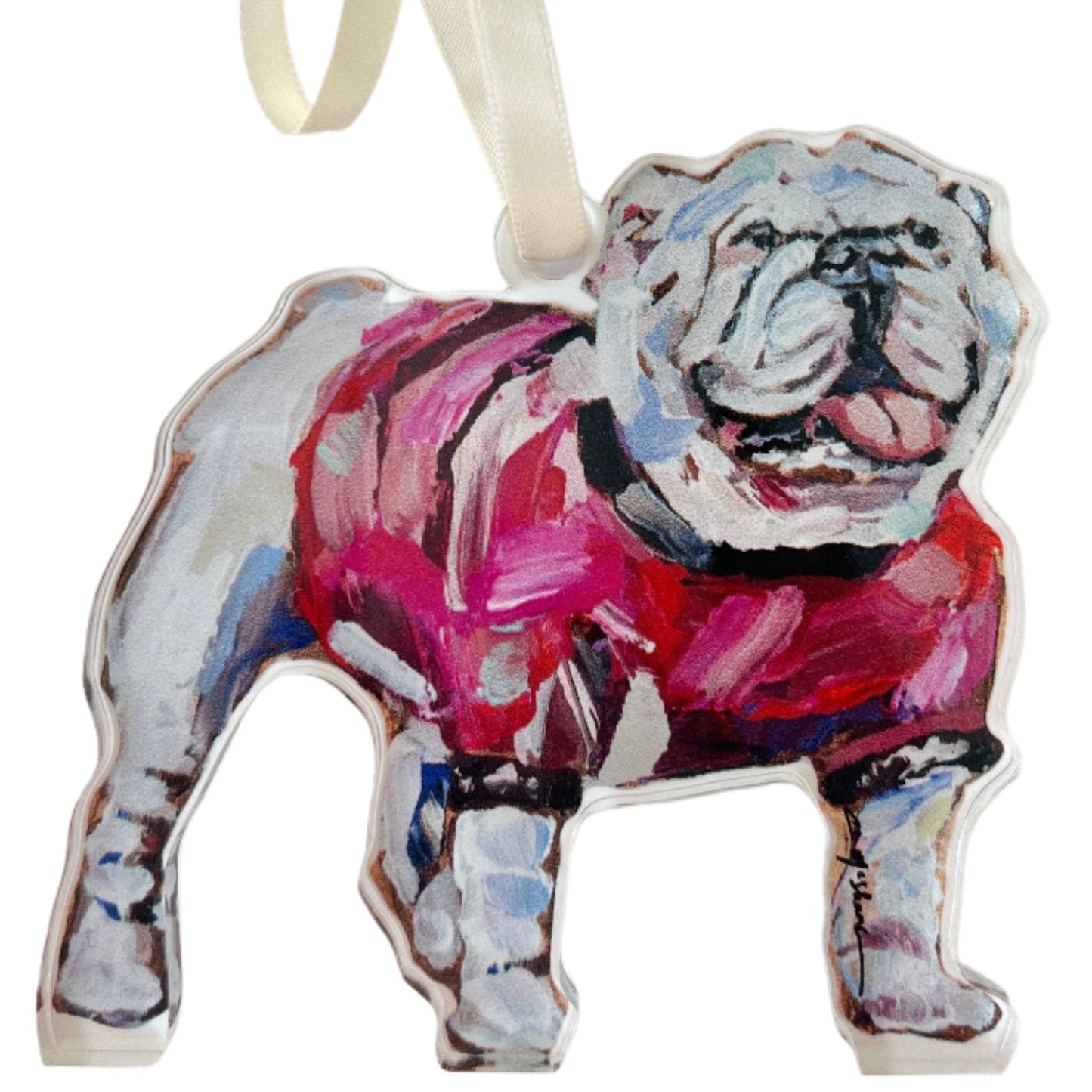 Acrylic Ornament: Bulldog