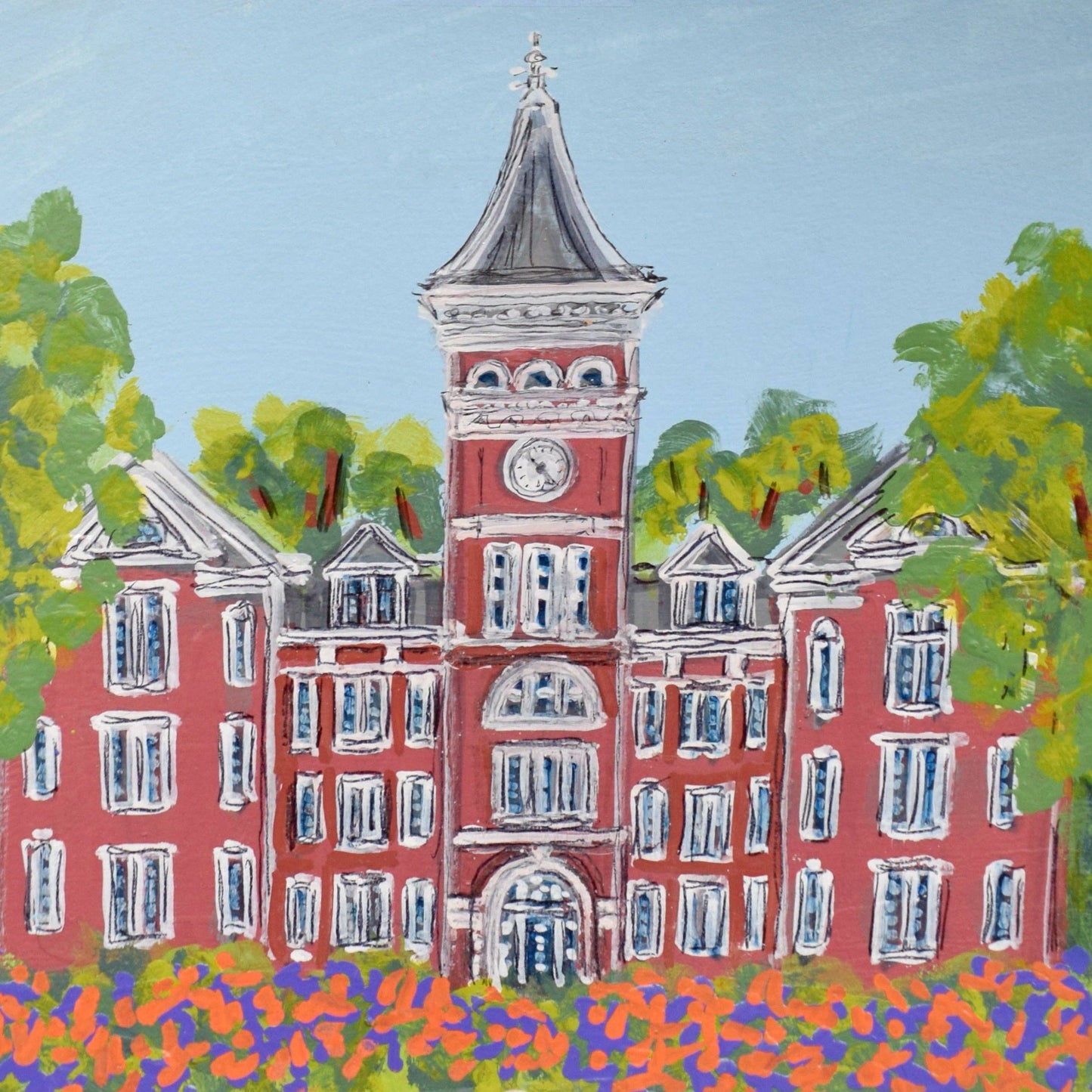 Clemson Landmark Acrylic Ornament