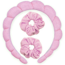Load image into Gallery viewer, Spa Headband with Scrunchies