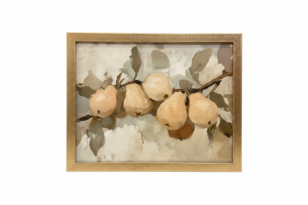 Framed Fruit of the Spirit Pear Print