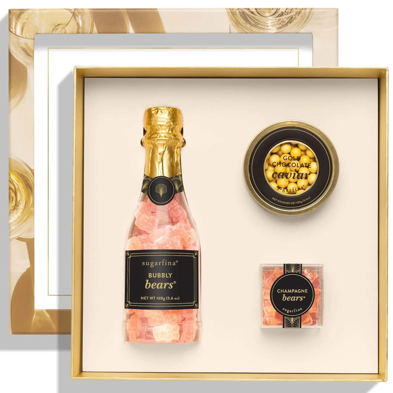 Sugarfina Champagne & Caviar Gift Set