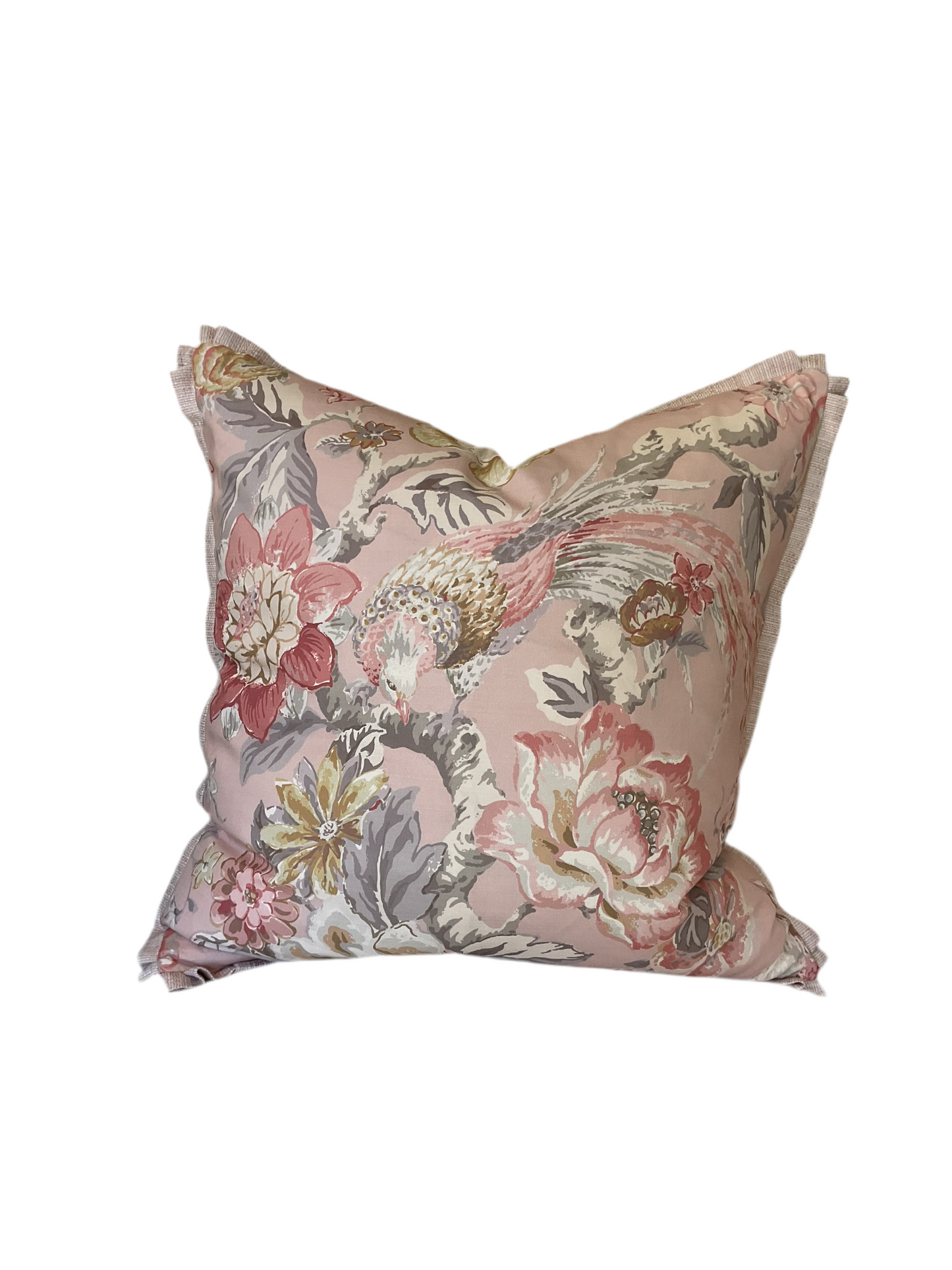 Blush Valentina Bird Pillow