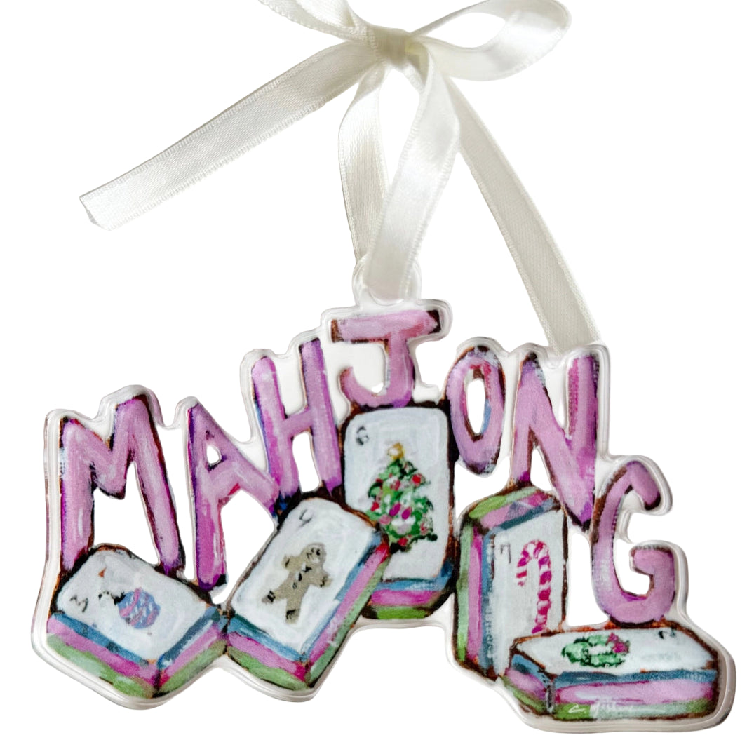 Mahjong Acrylic Ornament