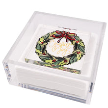 Load image into Gallery viewer, Comfort & Joy Wreath Acrylic Block