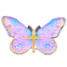 Load image into Gallery viewer, Pink Cross Butterfly Acrylic Shelfie