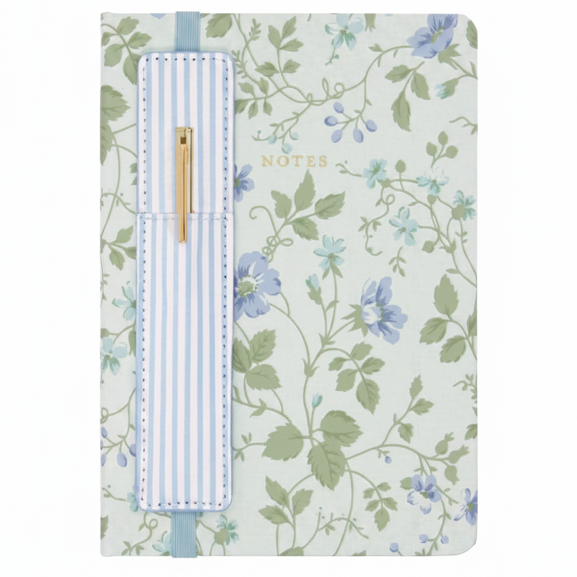 Laura Ashley Heirloom Cottage Journal with Pen Holder