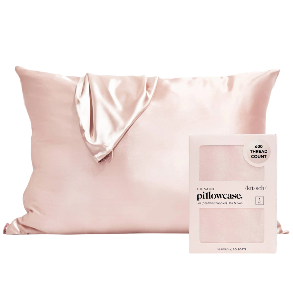 Satin Pillowcase - Blush