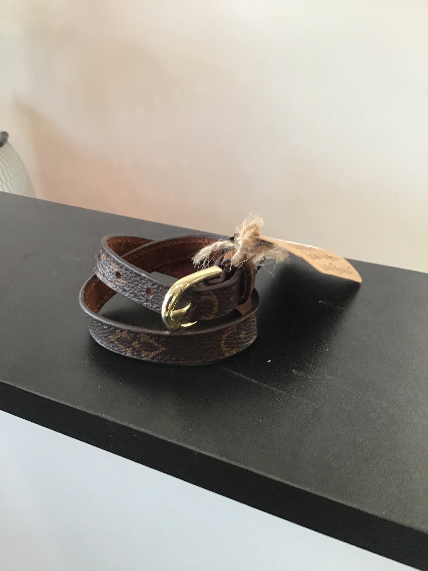 Upcycled Louis Vuitton Wrap Bracelet