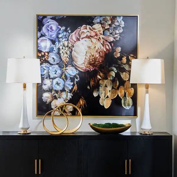 Peony Floral Canvas Painting