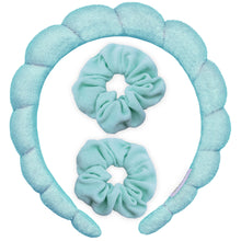 Load image into Gallery viewer, Spa Headband with Scrunchies