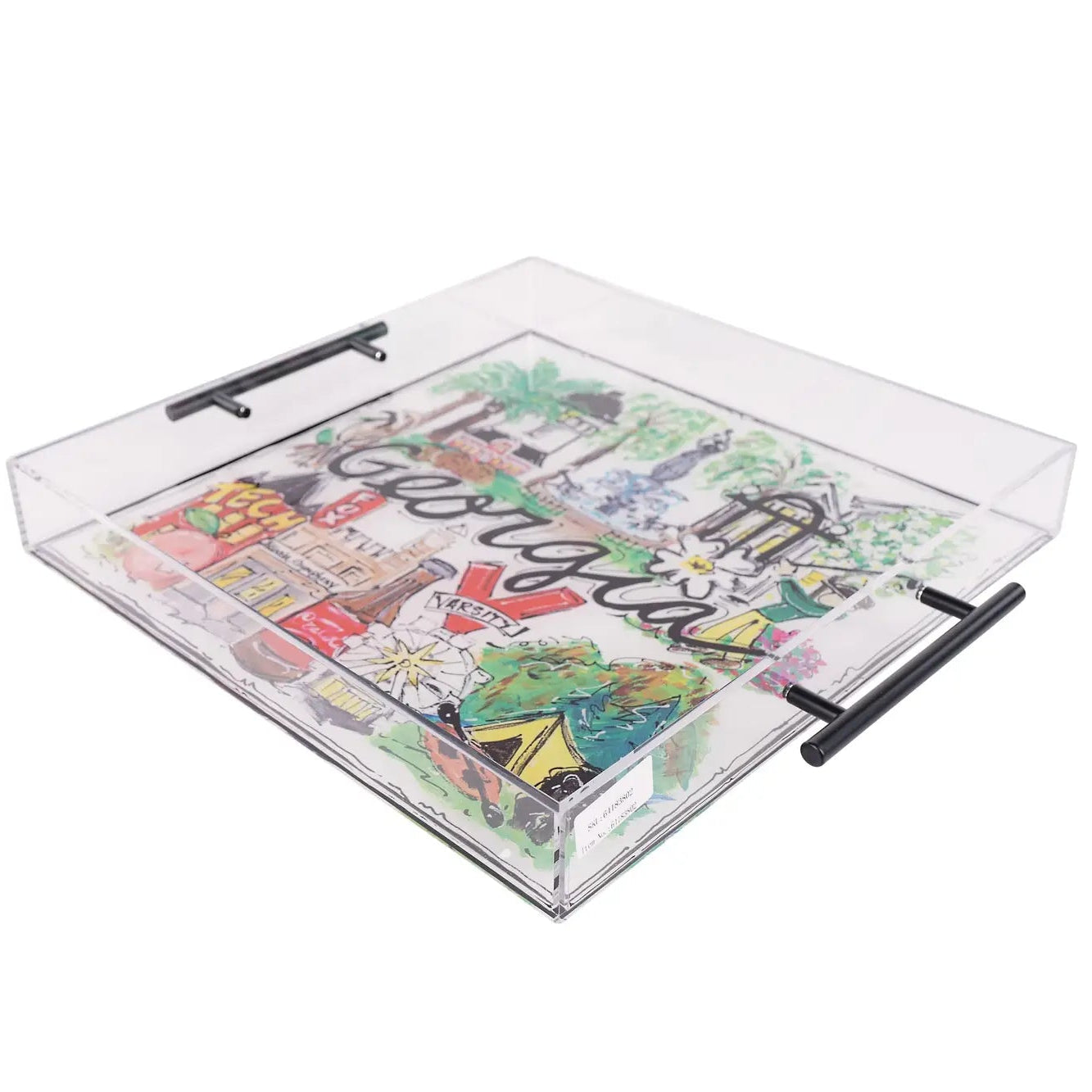 Georgia Icon Acrylic Tray