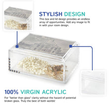 Load image into Gallery viewer, Rectangular Box W/ 5X7 Photo Frame Lid