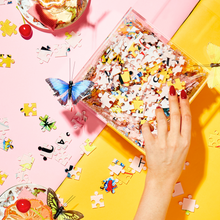 Load image into Gallery viewer, Acrylic Box Puzzle: Rosé Butterfly