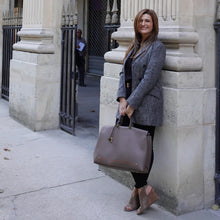 Load image into Gallery viewer, MONTEMARÉ Vienna Carry-On Tote Cocoa Bean