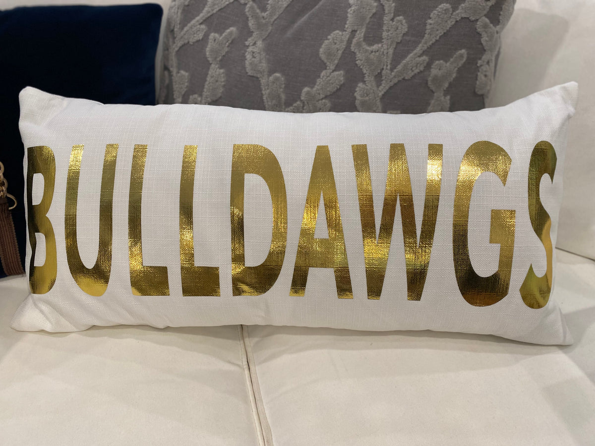 Gold Foil Lumbar Pillows