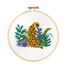 Load image into Gallery viewer, Cheetah Cross Stitch Kit
