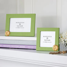 Load image into Gallery viewer, Mariposa Flower Meadow Green 4x4 Frame