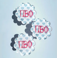 Load image into Gallery viewer, Sorority Scalloped Acrylic Coasters