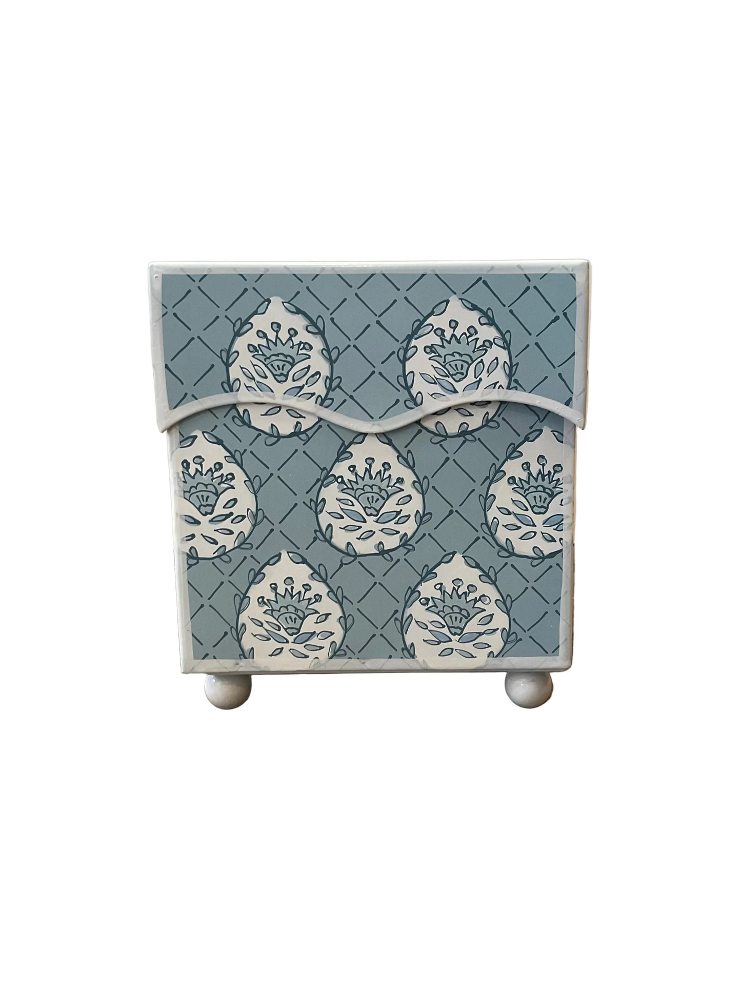 Blue Meadow Tissue Holder