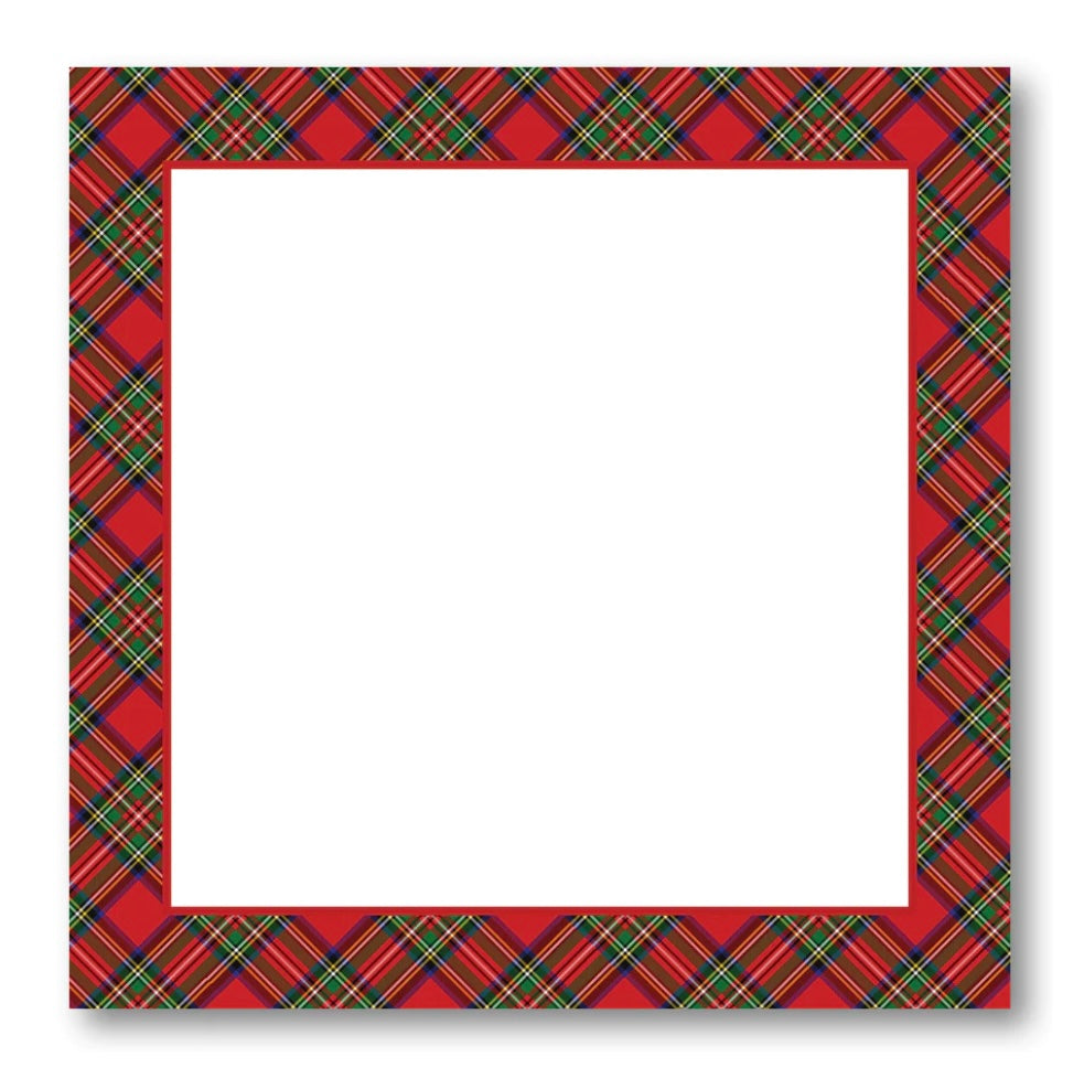 Royal Stewart Tartan Plaid Note Pad
