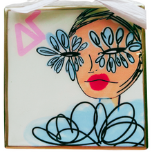 Load image into Gallery viewer, Feather Girl sorority Coaster