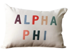 Load image into Gallery viewer, Sorority Multi-Colored Lumbar Pillow