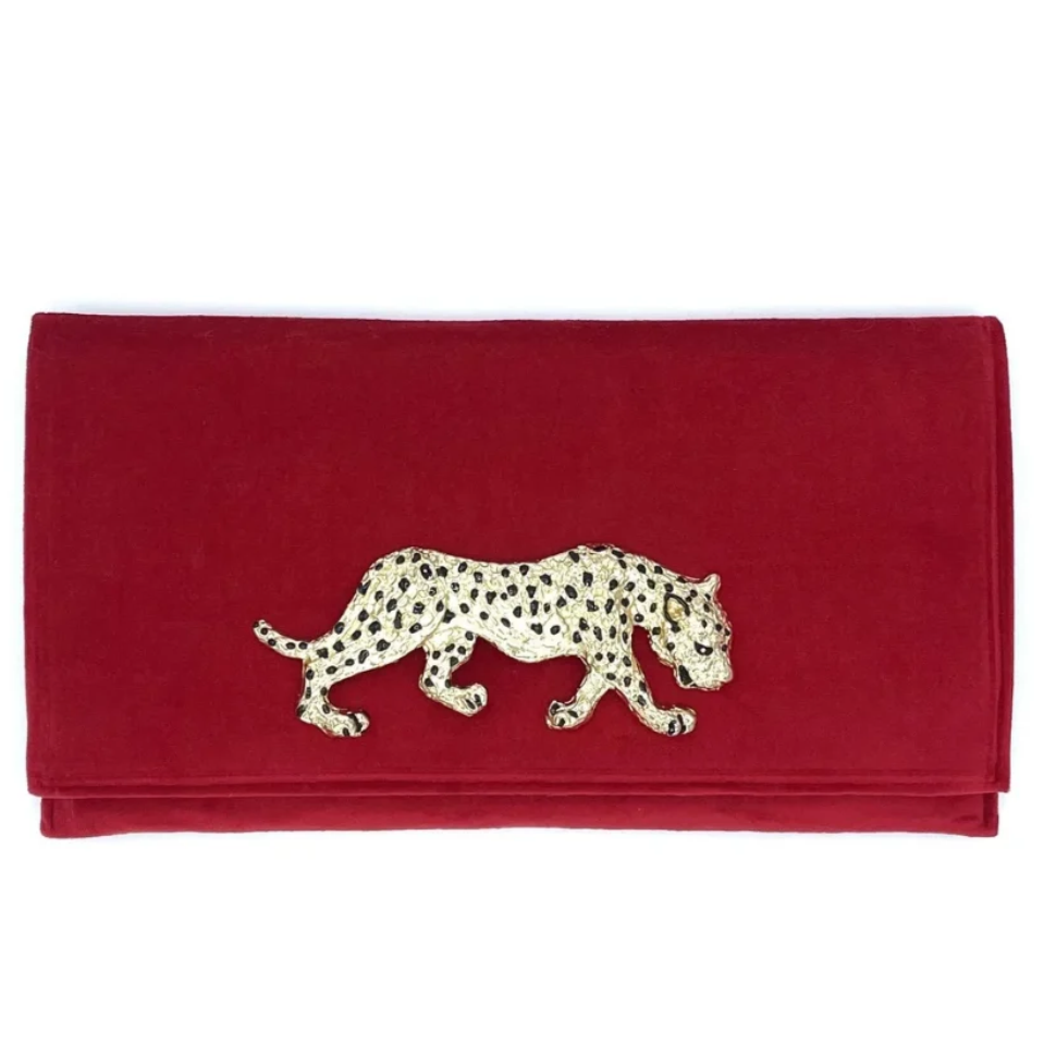 Red Velvet Garland Bag