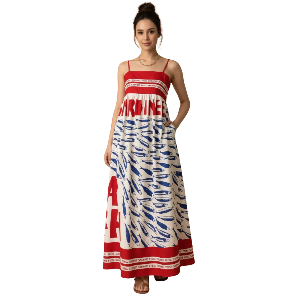 Fresh Sardines Maxi dress