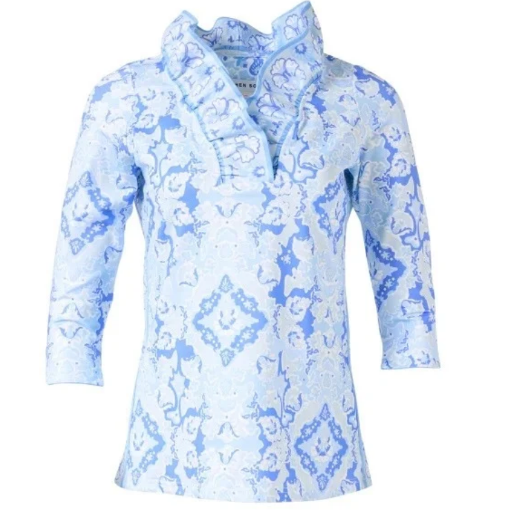 Jersey Ruffleneck Top