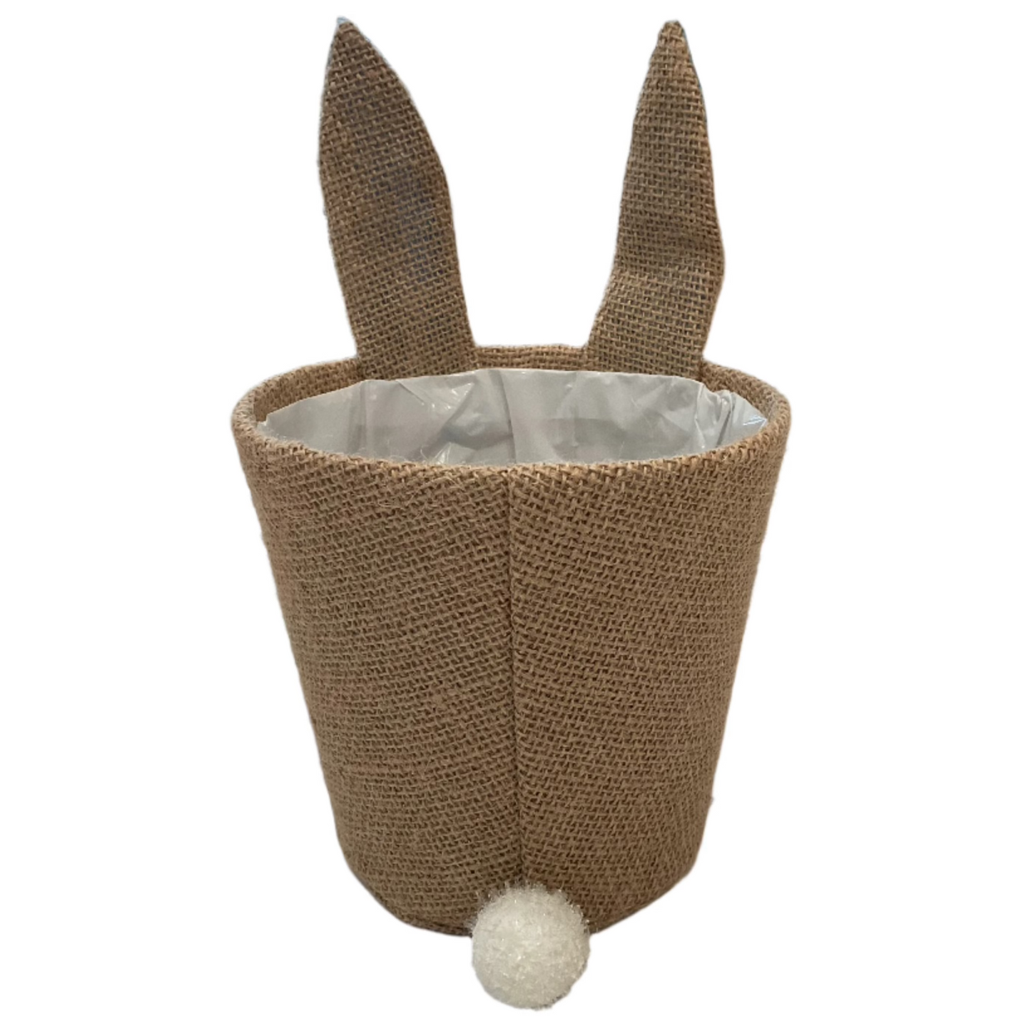 Bunny Ear Burlap Basket