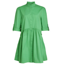 Load image into Gallery viewer, Green Cammie Shirt Dress