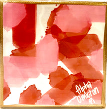 Load image into Gallery viewer, Sorority Watercolor Canvas 4x4