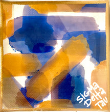 Load image into Gallery viewer, Sorority Watercolor Canvas 4x4